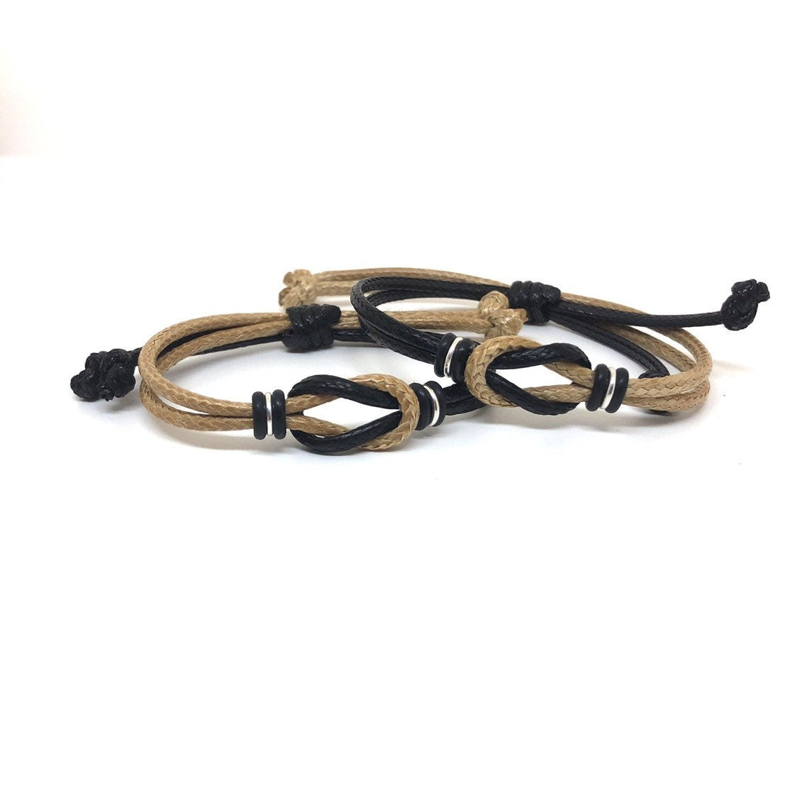 China Factory 2Pc 2 Style 430 Stainless Steel Knot Heart Link Bracelets  Set, Match Couple Adjustable Bracelets for Best Friends Couple Family 7-1/8  inch(18cm), 1Pc/style in bulk online - PandaWhole.com