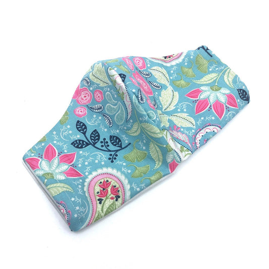 Paisley Floral Face Mask 100% Cotton