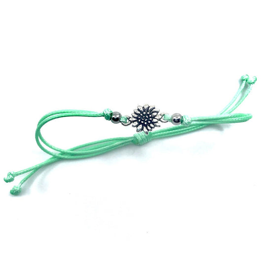 Sunflower Mint Anklet Bracelet