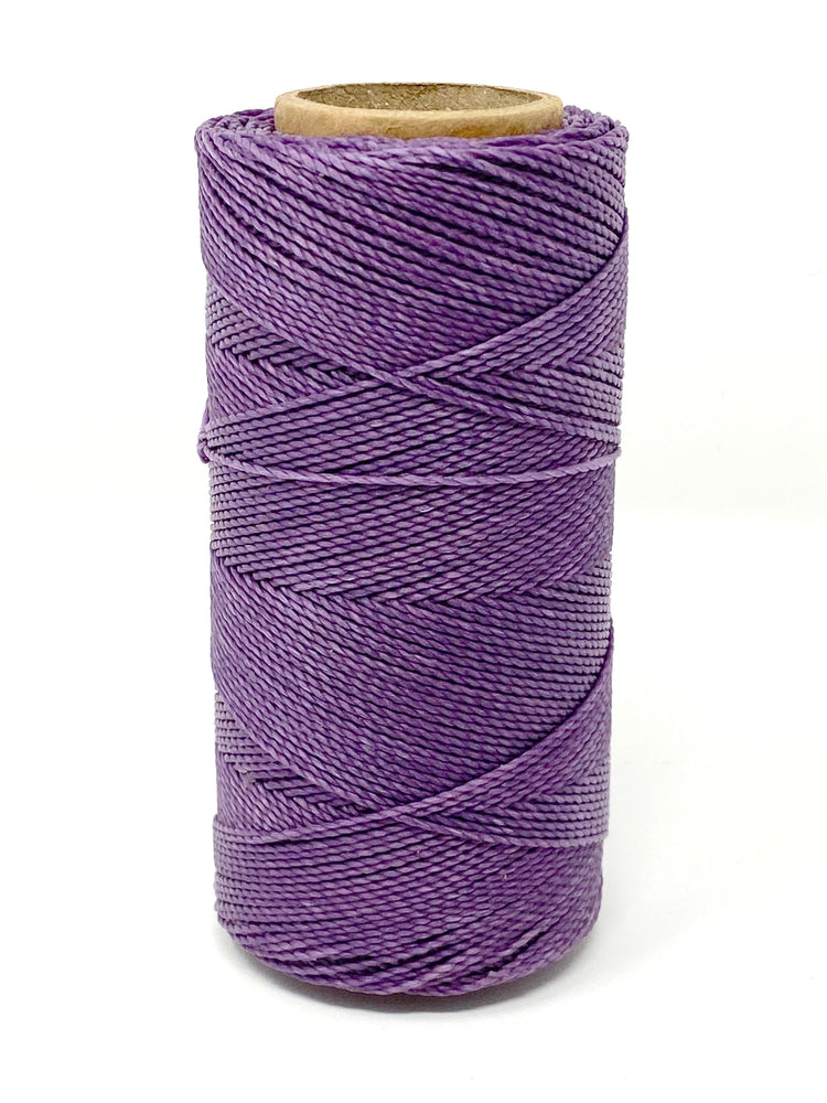 Linhasita Waxed Cord 1 mm Purple Macrame PE-4/100G TEX 595 COR 69 168 Meters