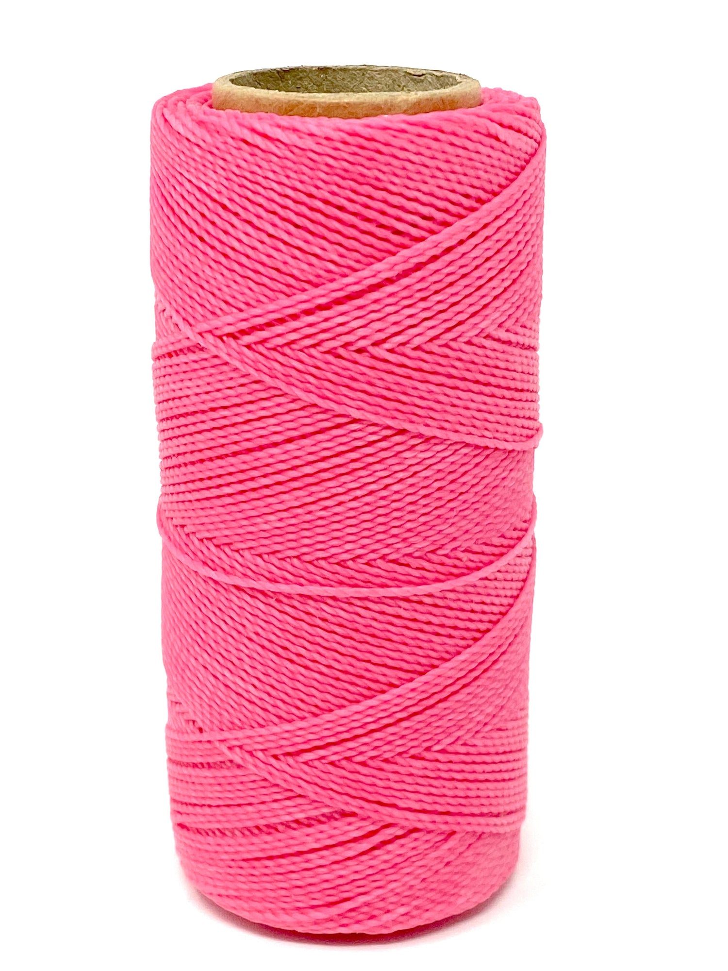 Linhasita Waxed Cord 1 mm Pink Macrame PE-4/100G TEX 595 COR 915 168 Meters