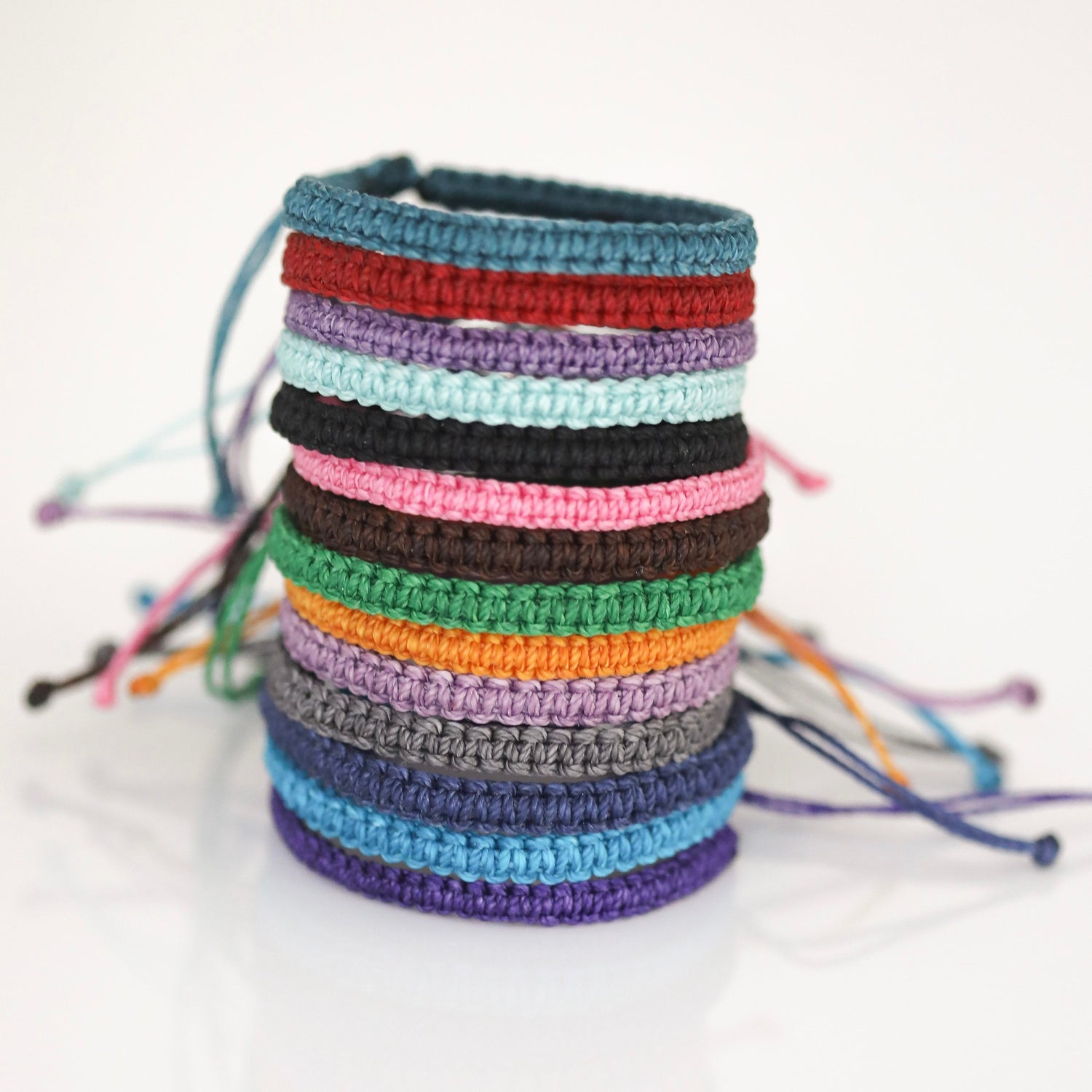 Macrame Braided Friendship Bracelet Waterproof Adjustable Many Colors To Choose