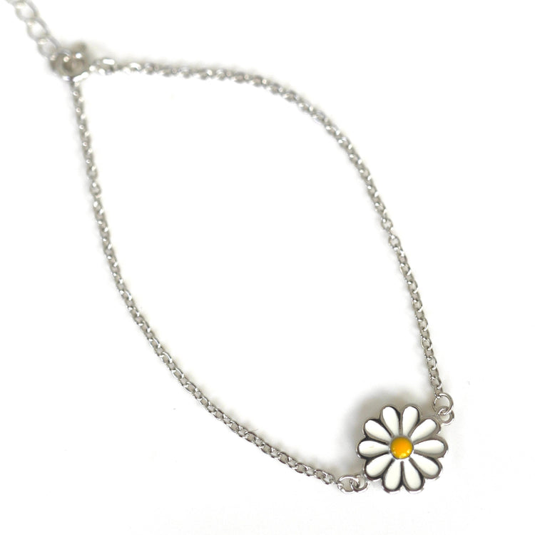 Sunflower Sterling Silver Bracelet