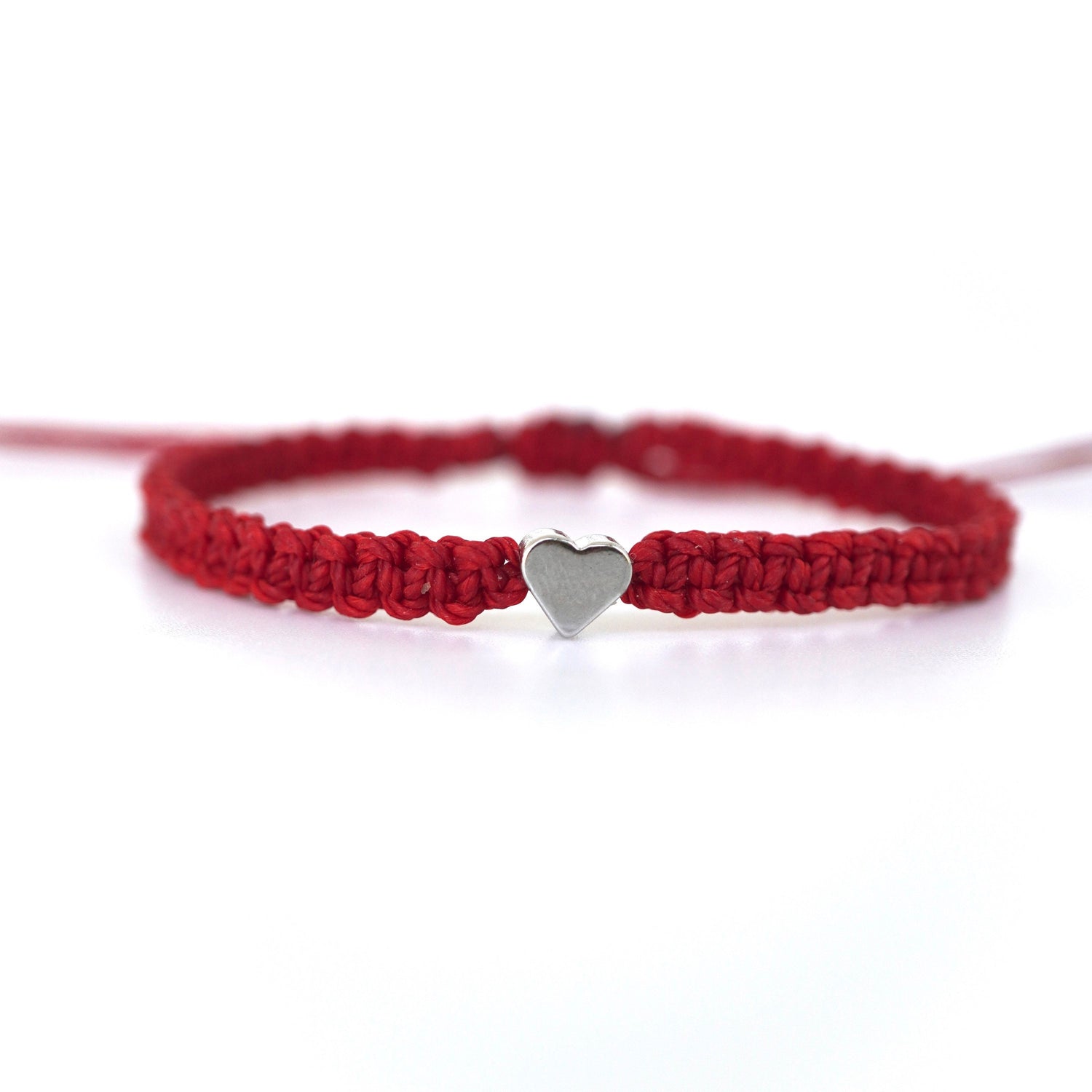 Red Ribbon Awareness Bracelet