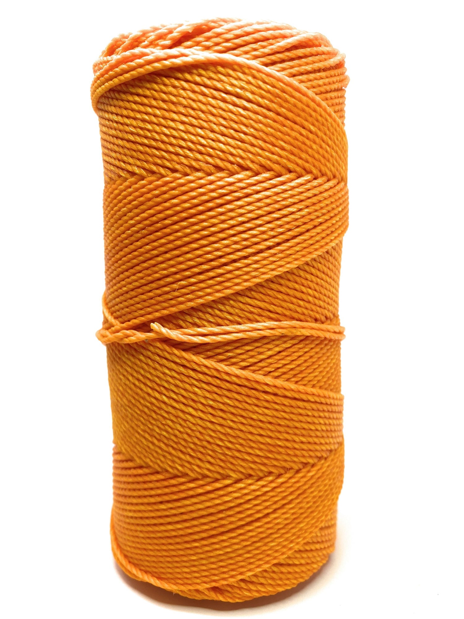 Linhasita Waxed Cord 1.5 mm Orange Macrame PE-6/100G TEX 861 COR 38 11 –  Gifts&Knots