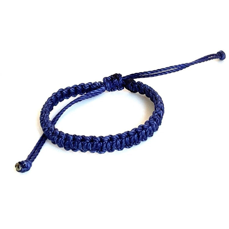 Blue Macrame Kids Bracelet