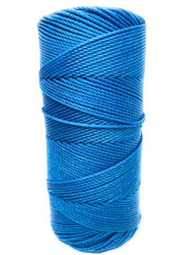 Linhasita Waxed Cord 1.5 mm Turquoise Macrame PE-6/100G TEX 861 COR 707 116 Meters